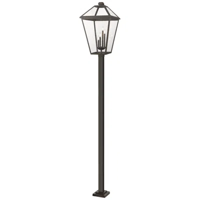Z-lite Talbot By  Oil Rubbed Bronze 128.25 Inch 4 Light Post Mounted Fixture
