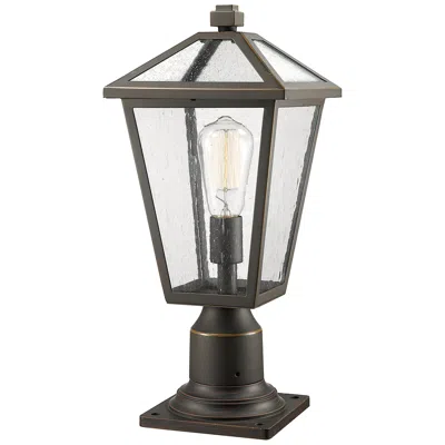 Z-lite Talbot By  Oil Rubbed Bronze 18.5 Inch 1 Light Pier Mounted Fixture