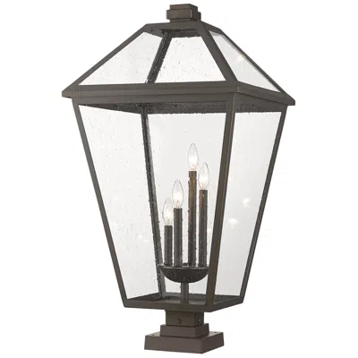 Z-lite Talbot By  Oil Rubbed Bronze 36.75 Inch 4 Light Pier Mounted Fixture