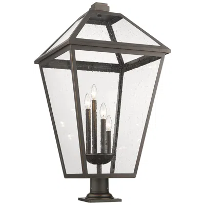 Z-lite Talbot By  Oil Rubbed Bronze 36.75 Inch 4 Light Pier Mounted Fixture