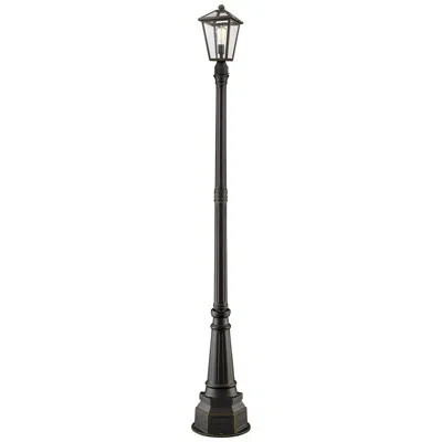 Z-lite Talbot By  Oil Rubbed Bronze 96.75 Inch 1 Light Post Mounted Fixture