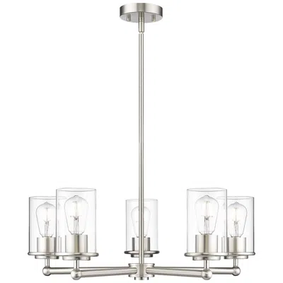 Z-lite Thayer By  Brushed Nickel 5 Light Chandelier