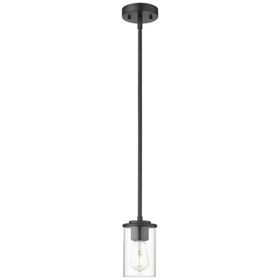Z-lite Thayer By  Matte Black 1 Light Pendant