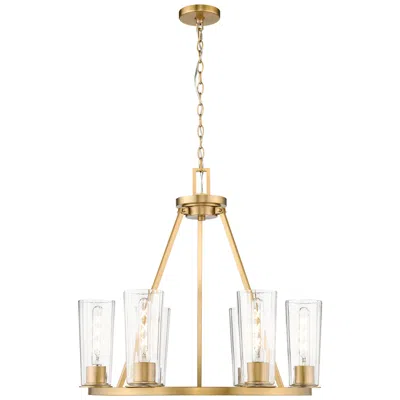 Z-lite Titus By  Modern Gold 26 Inch 6 Light Chandelier