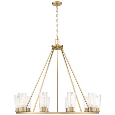Z-lite Titus By  Modern Gold 46 Inch 10 Light Chandelier
