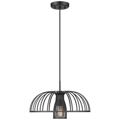 Z-lite Valencia  By   1 Light Pendant In Black
