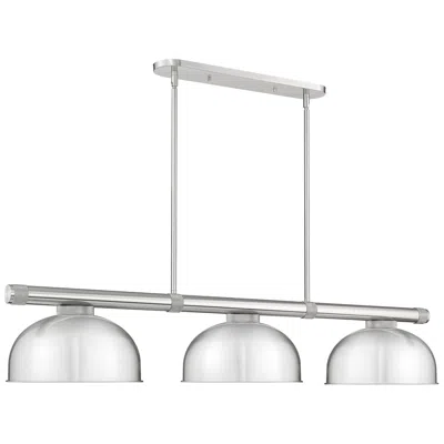 Z-lite Vanguard  By  3 Light Billiard In Gray