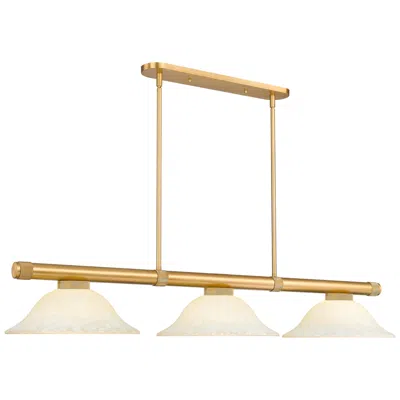 Z-lite Vanguard  By  3 Light Billiard In Gold
