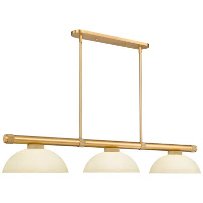 Z-lite Vanguard  By  3 Light Billiard In Gold