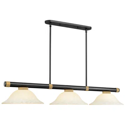 Z-lite Vanguard  By  3 Light Billiard In White