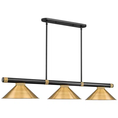 Z-lite Vanguard  By  3 Light Billiard In Brown