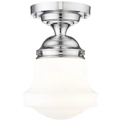 Z-lite Vaughn 10 1/2" Wide Chrome Ceiling Light