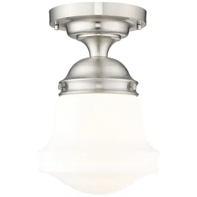 Z-lite Vaughn By  Brushed Nickel 1 Light Flush Mount