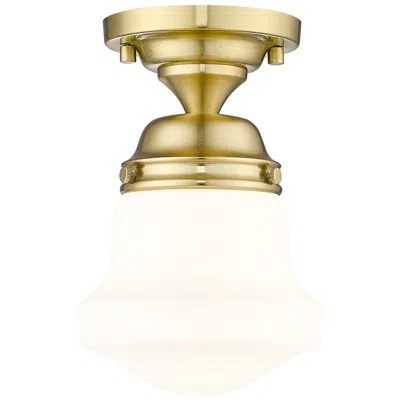 Z-lite Vaughn By  Luxe Gold 1 Light Flush Mount