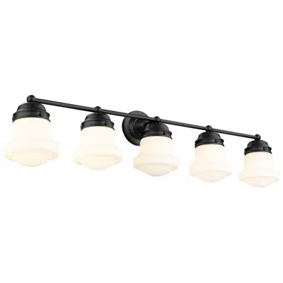 Z-lite Vaughn By  Matte Black 40.75 Inch 5 Light Vanity