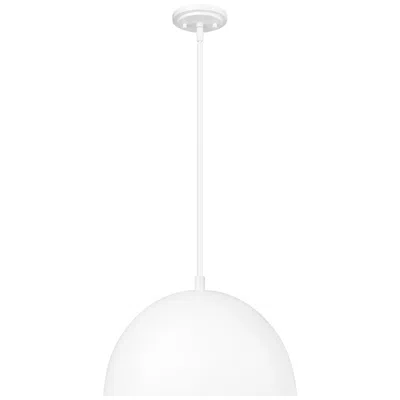 Z-lite Vega By  16 Inch Matte White 1 Light Pendant