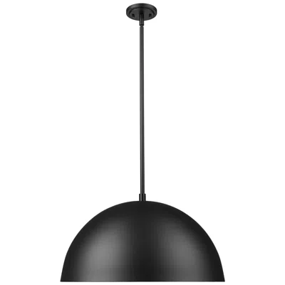 Z-lite Vega By  23.75 Inch Matte Black 3 Light Pendant