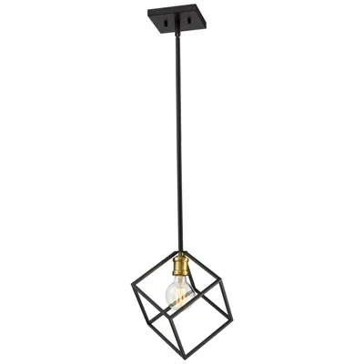 Z-lite Vertical By  Bronze + Olde Brass 11.25 Inch 1 Light Pendant