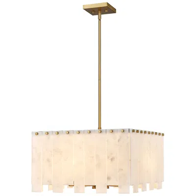 Z-lite Viviana 19 3/4" Wide Rubbed Brass Pendant Light