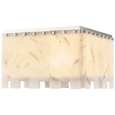 Z-lite Viviana By  Polished Nickel 17.5 Inch 6 Light Flush Mount