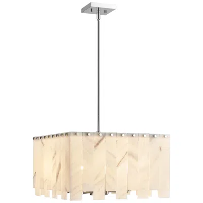 Z-lite Viviana By  Polished Nickel 19.75 Inch 8 Light Pendant