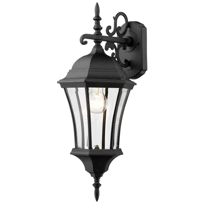 Z-lite Wakefield 24" High Black Outdoor Wall Light