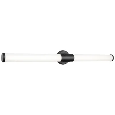 Z-lite Warwick By  Matte Black 4 Inch 1 Light Vanity
