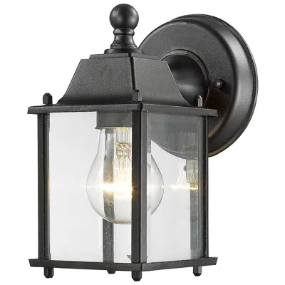 Z-lite Waterdown By  Black 6 Inch 1 Light Outdoor Wall Light