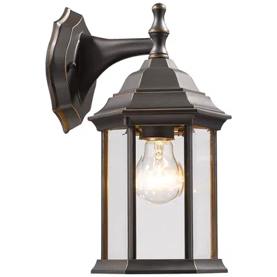 Z-lite Waterdown By  Oil Rubbed Bronze 11.75 Inch 1 Light Outdoor Wall Light