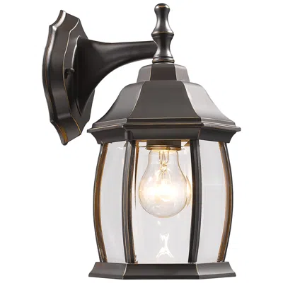 Z-lite Waterdown By  Oil Rubbed Bronze 11.75 Inch 1 Light Outdoor Wall Light