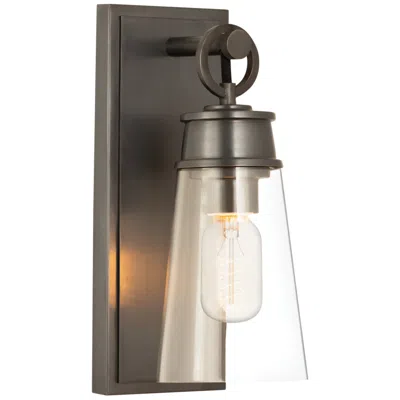 Z-lite Wentworth 1 Light Wall Sconce In Plated Bronze