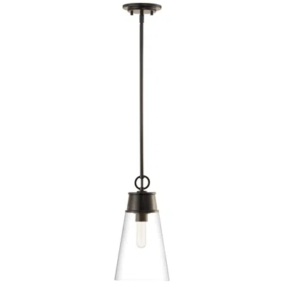 Z-lite Wentworth 7 1/2" Wide Matte Black Mini Pendant