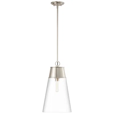 Z-lite Wentworth By  Brushed Nickel 12 Inch 1 Light Pendant
