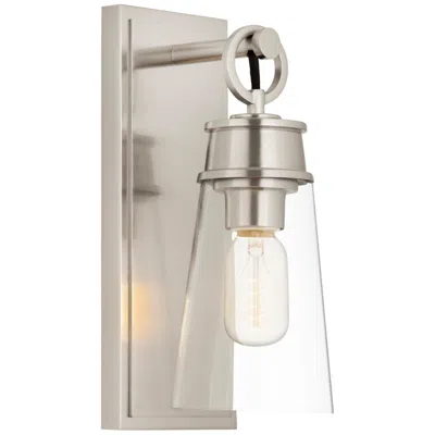 Z-lite Wentworth By  Brushed Nickel 4.5 Inch 1 Light Wall Sconce
