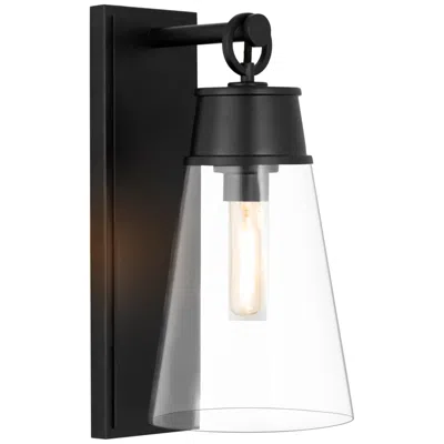 Z-lite Wentworth By  Matte Black 7.5 Inch 1 Light Wall Sconce