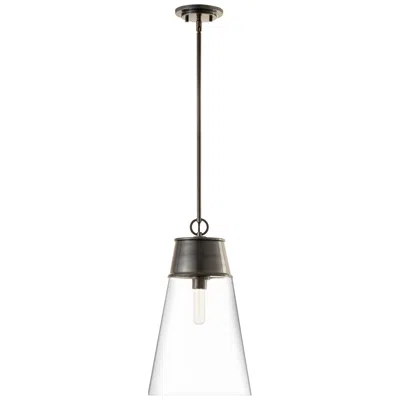 Z-lite Wentworth By  Plated Bronze 12 Inch 1 Light Pendant