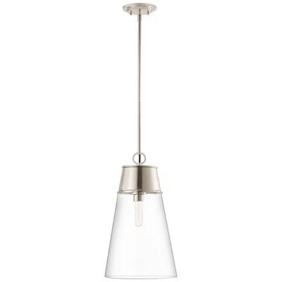 Z-lite Wentworth By  Polished Nickel 12 Inch 1 Light Pendant