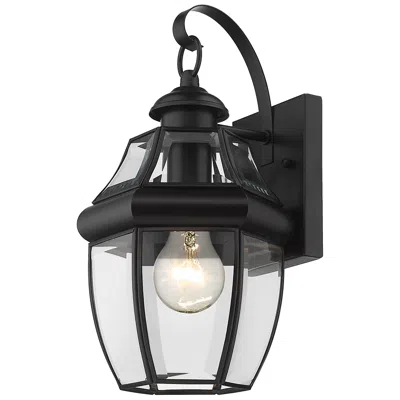 Z-lite Westover 13 3/4" High Black Outdoor Wall Light