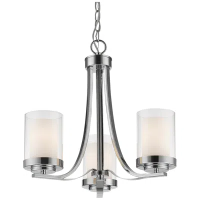 Z-lite Willow By  Chrome 3 Light Chandelier