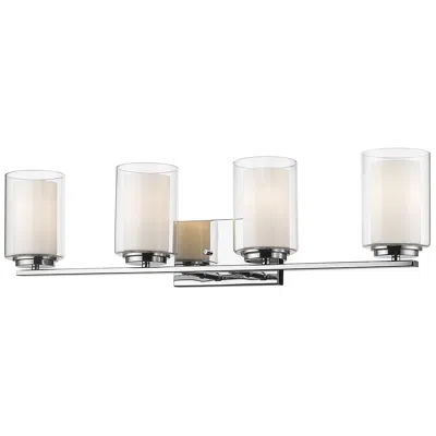 Z-lite Willow By  Chrome 31.5 Inch 4 Light Vanity