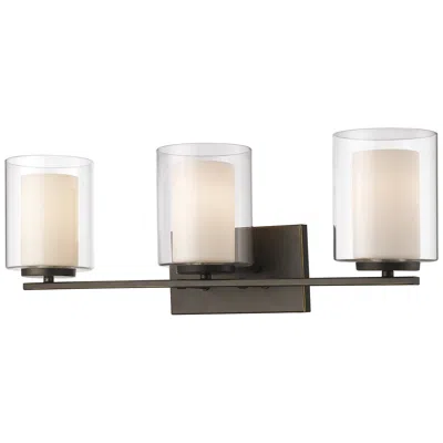 Z-lite Willow By  Olde Bronze 24 Inch 3 Light Vanity