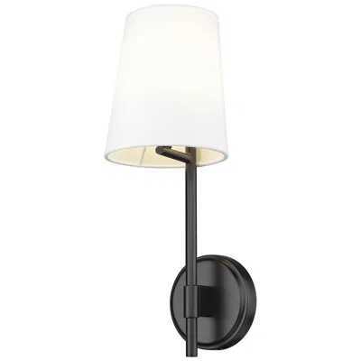 Z-lite Winward By  Matte Black 1 Light Wall Sconce