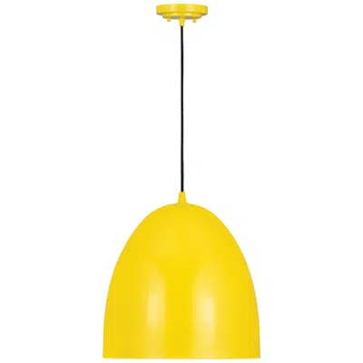 Z-lite Z Studio Dome Pendant By  Yellow 19 Inch 3 Light Pendant