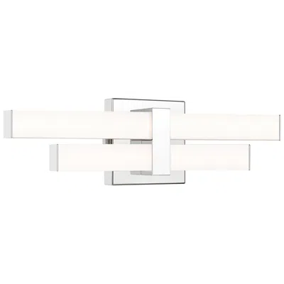 Z-lite Zane 18" Wide Chrome Led 2-light Bath Light