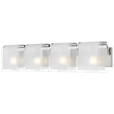 Z-lite Zephyr 30 3/4" Wide Brushed Nickel 4-light Bath Light