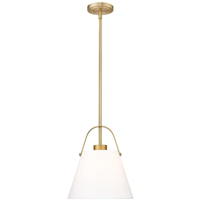 Z-lite Z-studio 12 1/2" Wide Heritage Brass Pendant Light