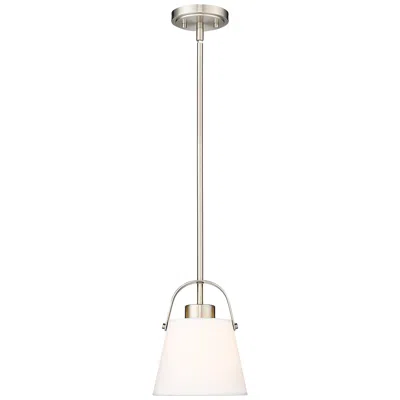 Z-lite Z-studio 8" Wide Brushed Nickel Mini Pendant