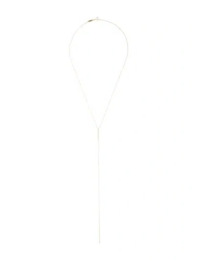 Pre-owned Zoë Chicco 14k Diamond Bar Lariat, 18" In Multi