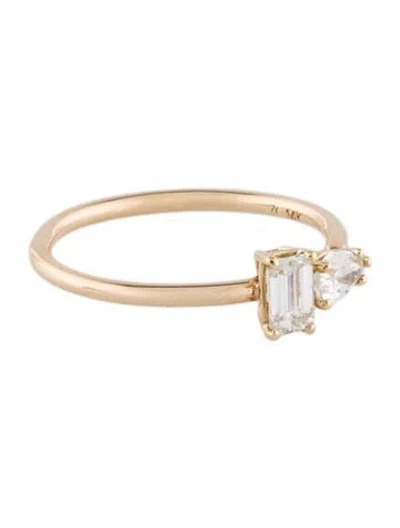 Pre-owned Zoë Chicco 14k Diamond Cocktail Ring In Multi