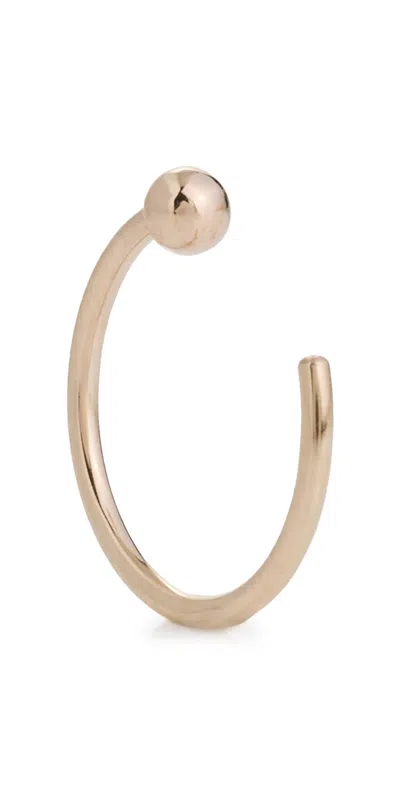 Zoë Chicco 14k Gold Ball Huggie Hoop Single Earring Yellow Gold